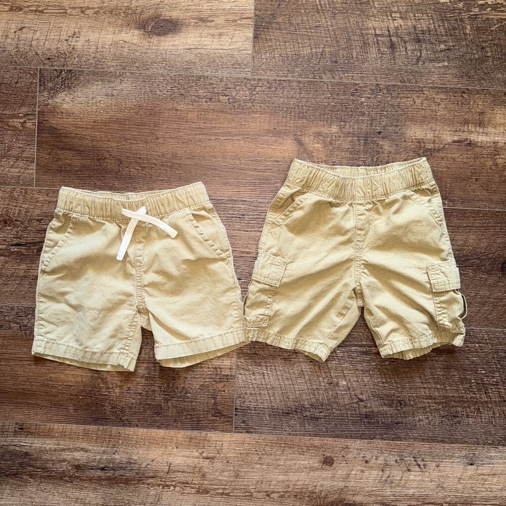 The Children's Place Set of 2 Size 2T pull-on shorts Flax